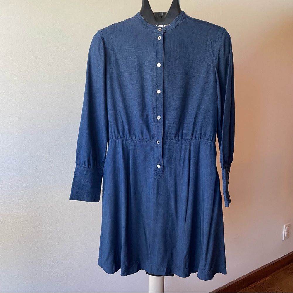 A.P.C. Audrey dress in navy blue